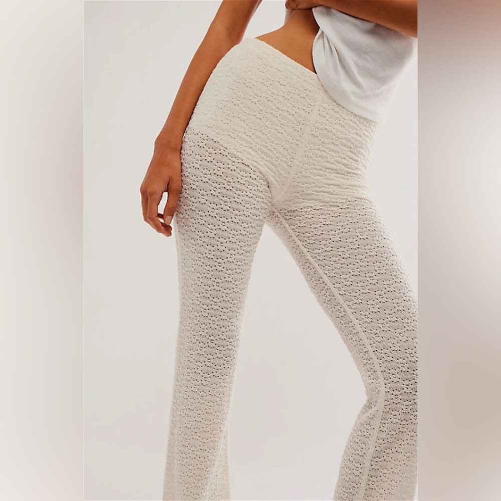 Free People Ona Lace Beach Flares